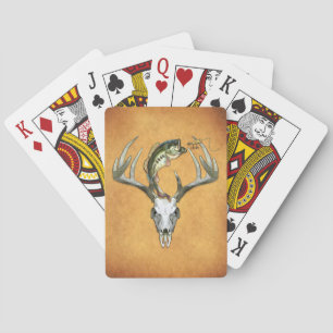 Jagen Vissen Baars Hert Schedel Pokerkaarten