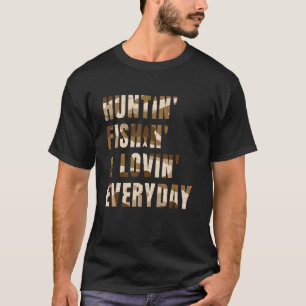 Jagen Vissende alledaagse vaders dag papa ca T-shirt