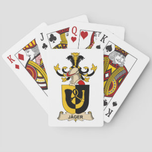 Jäger Family Crest Pokerkaarten