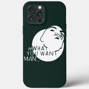 jager groene Mok met Man voor joker wat je wilt iPhone 13 Pro Max Hoesje