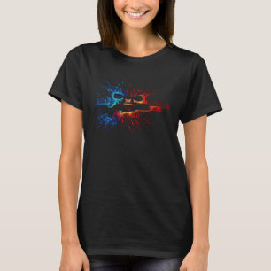 Jager Jacht Vlammen Jager Jacht Geweer Grendel Act T-shirt