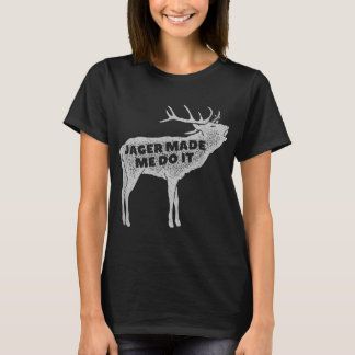 Jager liet me het doen - Grappig drink shirt