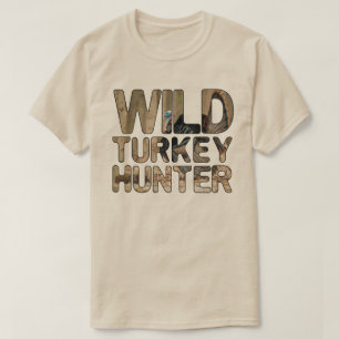 Jager van wilde kalkoen t-shirt