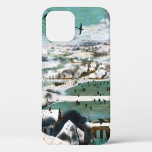 Jagers in het Sneeuwlandschap Pieter Bruegel iPhone 12 Hoesje