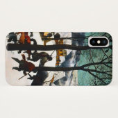 Jagers in het Sneeuwlandschap Pieter Bruegel Case-Mate iPhone Case (Achterkant (horizontaal))