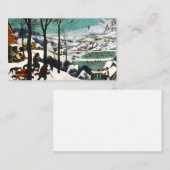 Jagers in het Sneeuwlandschap Pieter Bruegel Informatiekaartje (Voorkant / Achterkant)