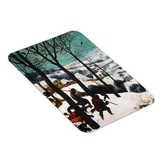 Jagers in het Sneeuwlandschap Pieter Bruegel Magneet (Rechterzijde)