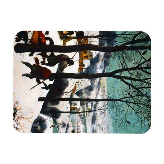 Jagers in het Sneeuwlandschap Pieter Bruegel Magneet (Horizontaal)