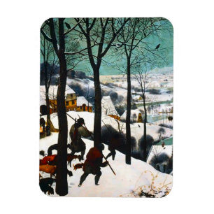 Jagers in het Sneeuwlandschap Pieter Bruegel Magneet