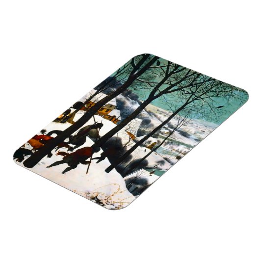 Jagers in het Sneeuwlandschap Pieter Bruegel Magneet (Linkerzijde)