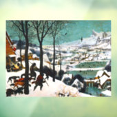 Jagers in het Sneeuwlandschap Pieter Bruegel Raamsticker (Vel 3)