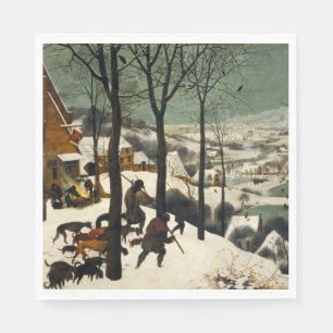 Jagers op de sneeuw (door Pieter Bruegel de Oudere Servet