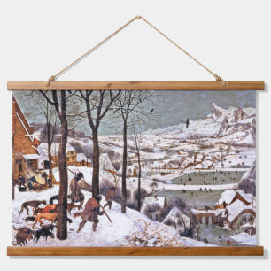 Jagers op de sneeuw, Pieter Bruegel en Ouderen Hangend Wandkleed