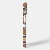 Jagged Edge Concentrische Aarde Tone Ombre Art Case-Mate iPhone Case (Achterkant / Rechts)