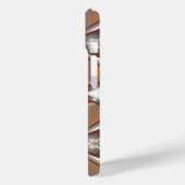 Jagged Edge Concentrische Aarde Tone Ombre Art Case-Mate iPhone Case (Achterkant / Links)