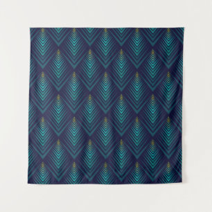 Jagged Edge: dynamisch patroon afspelen Wandkleed