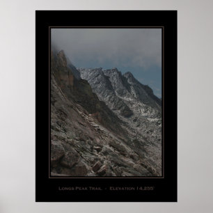 Jagged Langen Peak Trail Poster