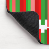 Jagged Lines – Rood en Groen   Muismat (Hoek)