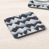 Jagged Mountains Watercolor Dessous de verre Set (Côté gauche)