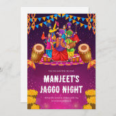 Jago uitnodiging Jaggo kaarten, Jaggo uitnodiginge (Voorkant / Achterkant)