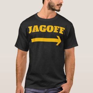 Jagoff Funny Zwart en Goud Pittsburgh Slang T-shirt