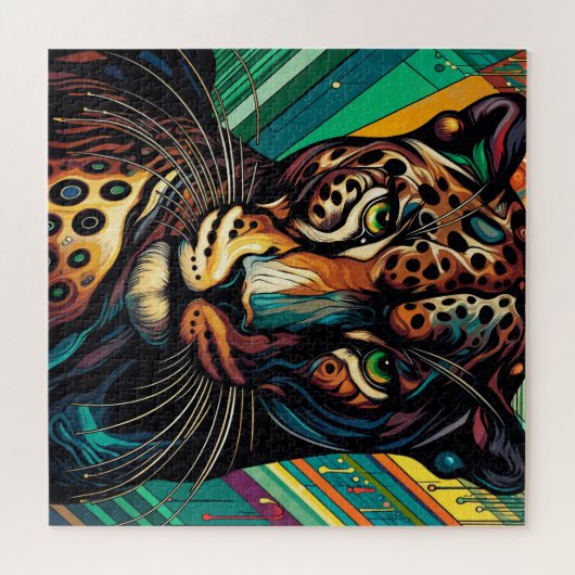 Jaguar 600 Piece Puzzle (Horizontal)