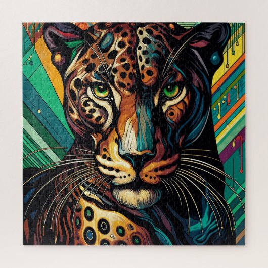 Jaguar 600 Piece Puzzle (Vertical)