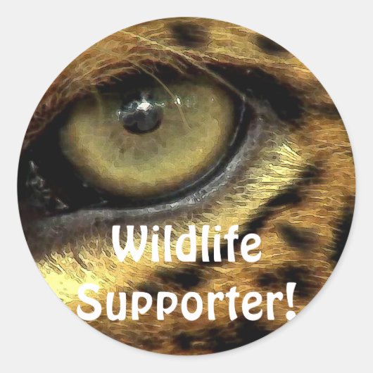 Jaguar bedreigde diersoorten Stickers (Voorkant)