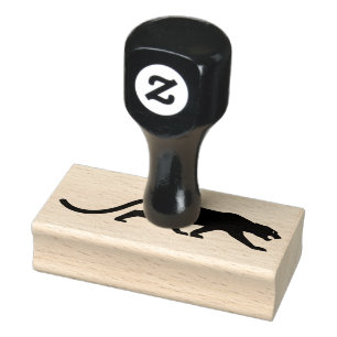 Jaguar Big Cat Animal Design Rubber Stamp Rubberstempel