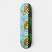 Jaguar Big Cat Art Skateboard (Voorkant)