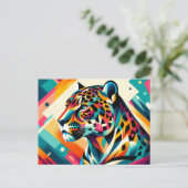 Jaguar Briefkaart (Staand voorkant)