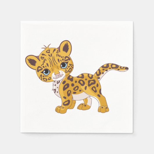 Jaguar Cub Papieren servetten (Voorkant)