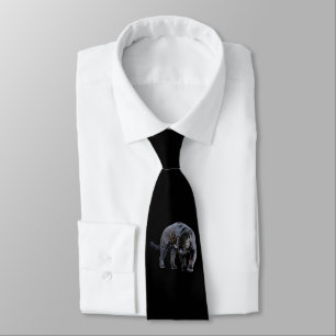 Jaguar Diablo Black necktie Stropdas