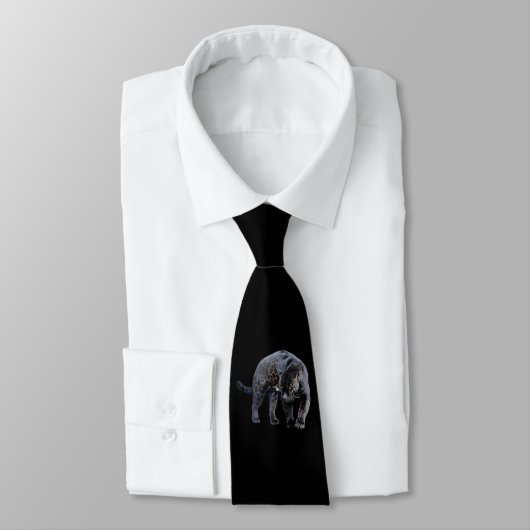 Jaguar Diablo Black necktie Stropdas (Gebonden)