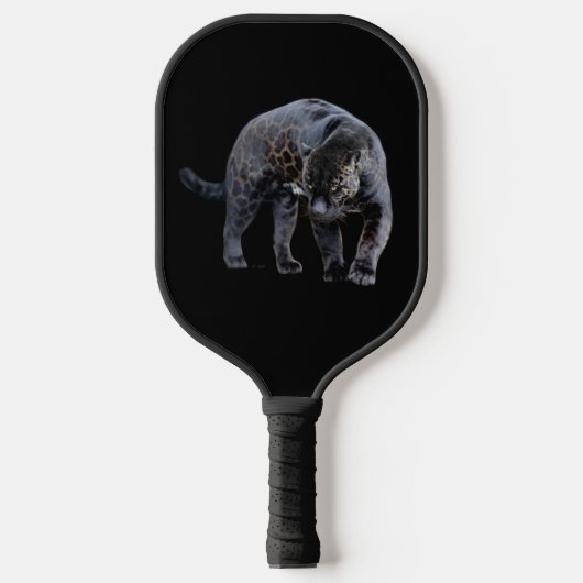 Jaguar Diablo Black pickleball paddle (Voorkant)