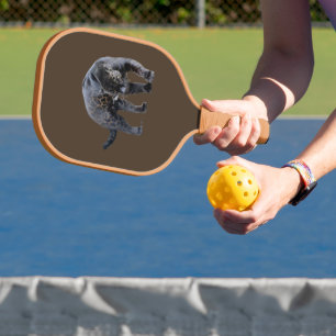 Jaguar Diablo bruin tan bont pickleball paddle cb