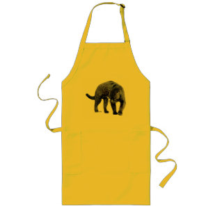 Jaguar Diablo long tablier de chef jaune