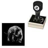 Jaguar Diablo rubberen stempel (Gestempeld)