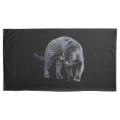 Jaguar Diablo zwarte klooienhokjes Kussensloop (Voorkant-Links)