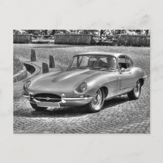 Jaguar E-Type Briefkaart (Voorkant)