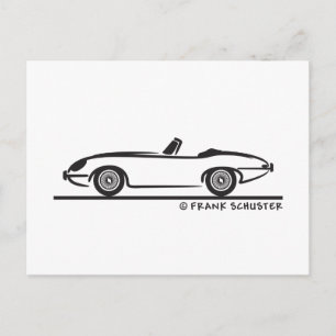 Jaguar E-Type Briefkaart