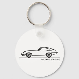 Jaguar E-Type Coupe Sleutelhanger