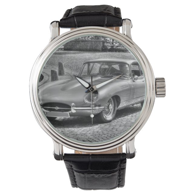 Jaguar E-Type Horloge (Voorkant)