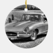 Jaguar E-Type Keramisch Ornament (Achterkant)