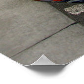 Jaguar E-Type Poster (Hoek)