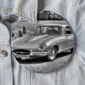 Jaguar E-Type Ronde Button 6,0 Cm (In situ)