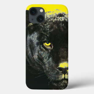 Jaguar Eye Pop Art Style iPhone 13 Hoesje