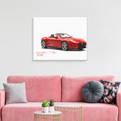 Jaguar F-TYPE 2014 Canvas Afdruk (Insitu (Woonkamer))