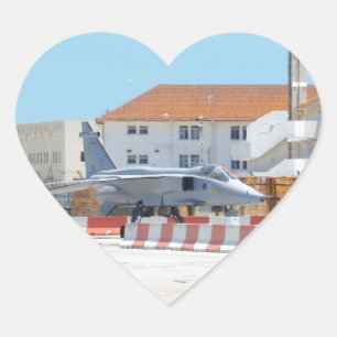 Jaguar Fighter Jet Hart Sticker