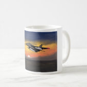 Jaguar Fighter Sunset Mug (Devant droit)